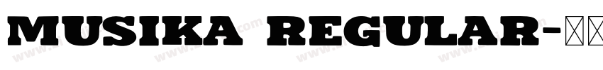 Musika Regular字体转换